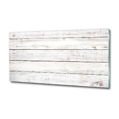 Glass art print Wooden wall