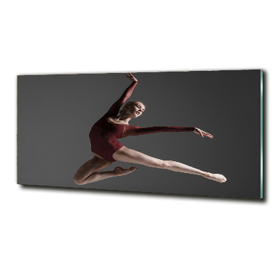 Glass wall art Modern dance