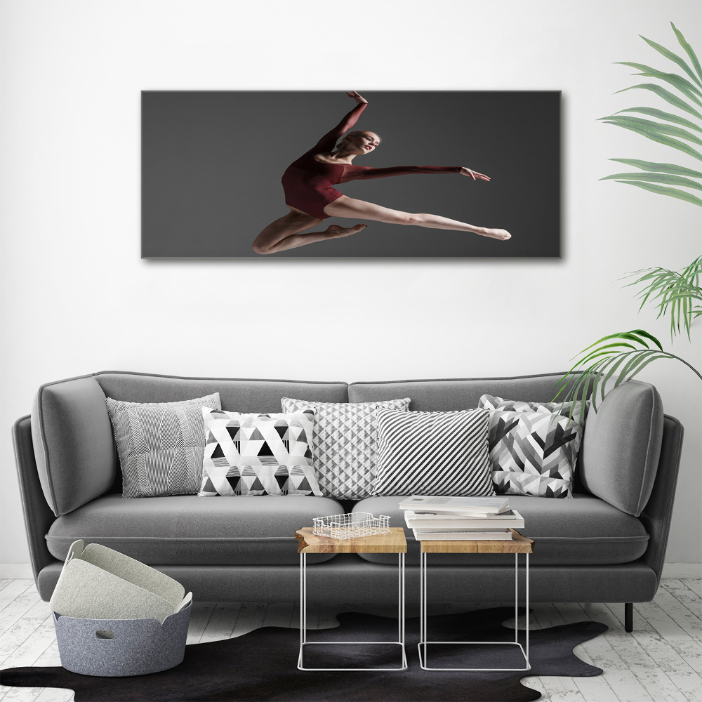 Glass wall art Modern dance