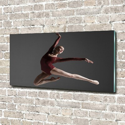 Glass wall art Modern dance