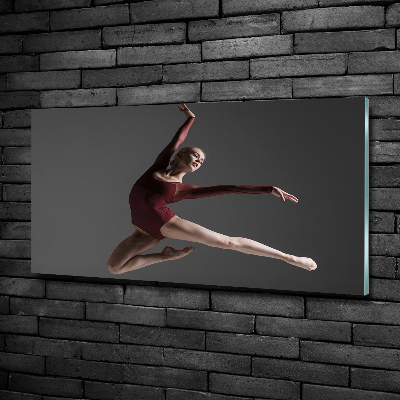 Glass wall art Modern dance