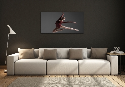 Glass wall art Modern dance