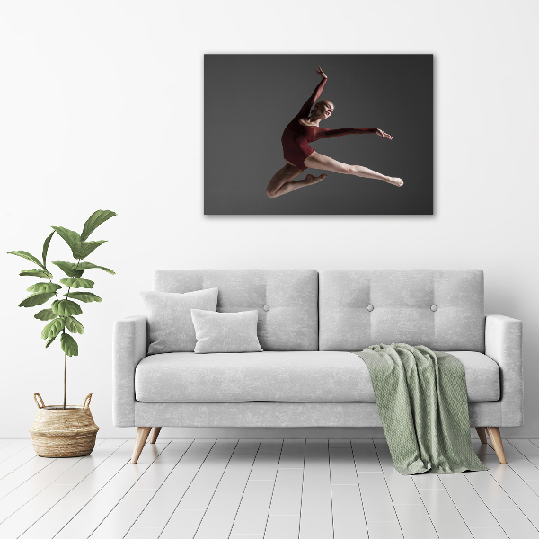 Glass wall art Modern dance