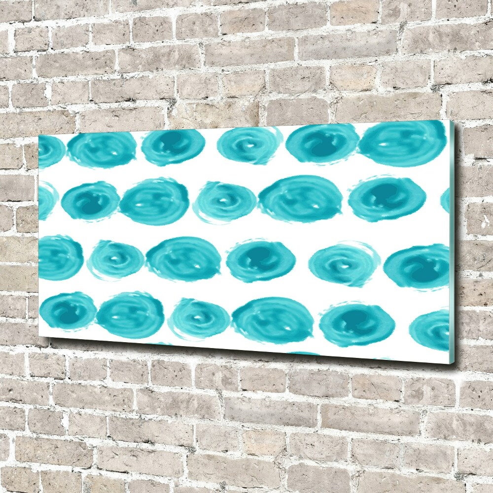 Wall art on glass Dots