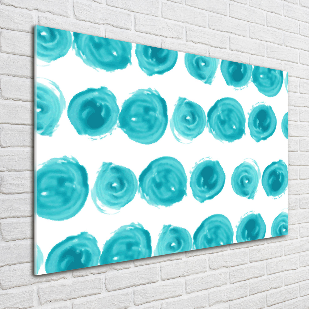 Wall art on glass Dots