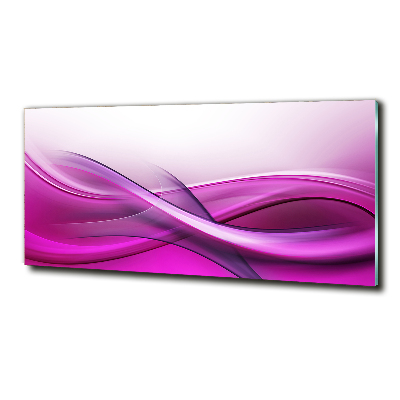 Glass wall art Background waves