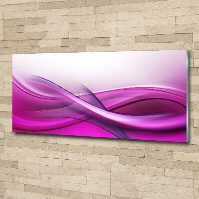 Glass wall art Background waves