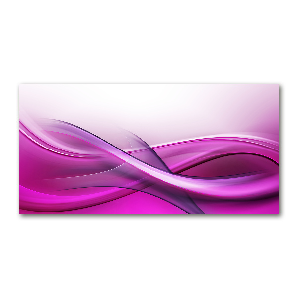 Glass wall art Background waves