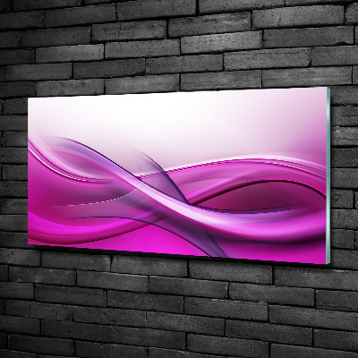 Glass wall art Background waves