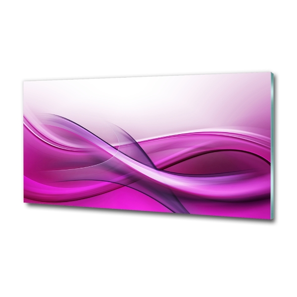 Glass wall art Background waves