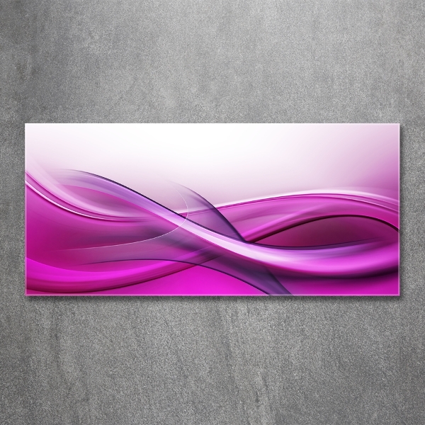 Glass wall art Background waves