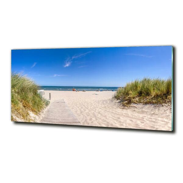 Wall art on glass Coastal dunes