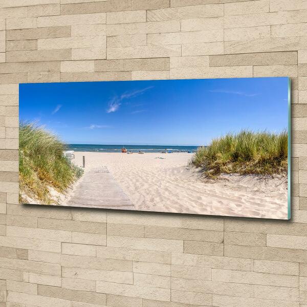 Wall art on glass Coastal dunes