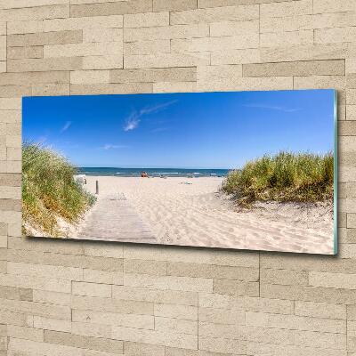 Wall art on glass Coastal dunes