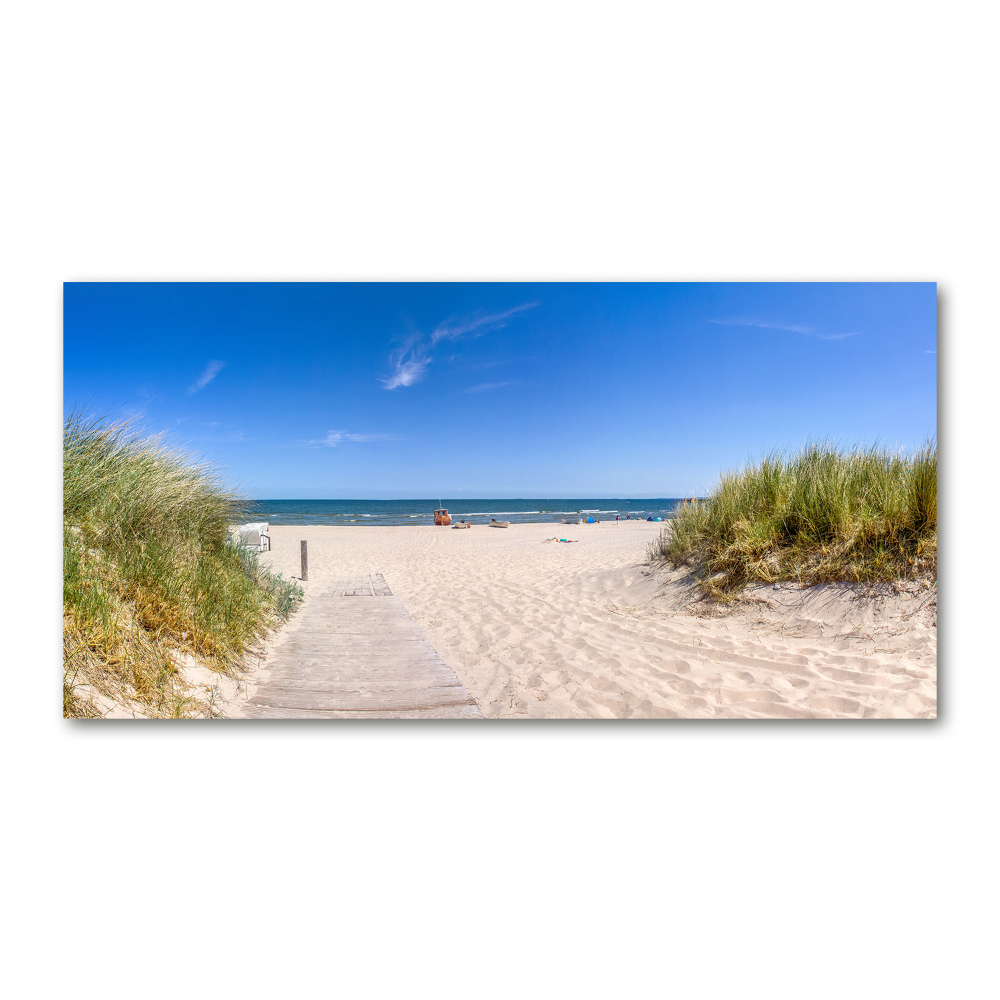 Wall art on glass Coastal dunes