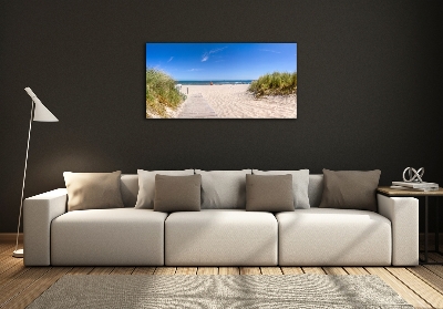 Wall art on glass Coastal dunes