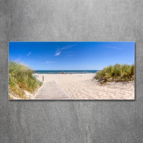 Wall art on glass Coastal dunes