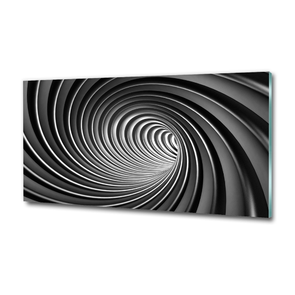 Glass wall art Abstraction vortex