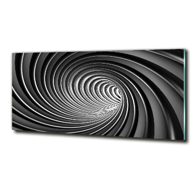 Glass wall art Abstraction vortex