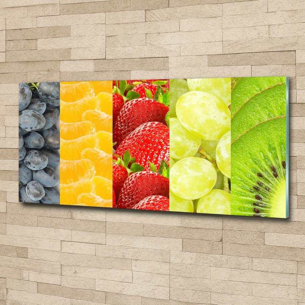 Glass picture print Colorful fruit