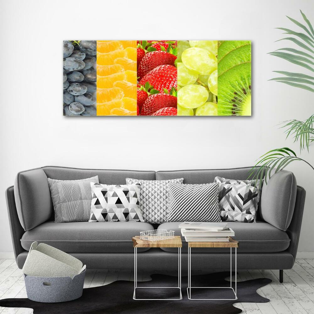 Glass picture print Colorful fruit