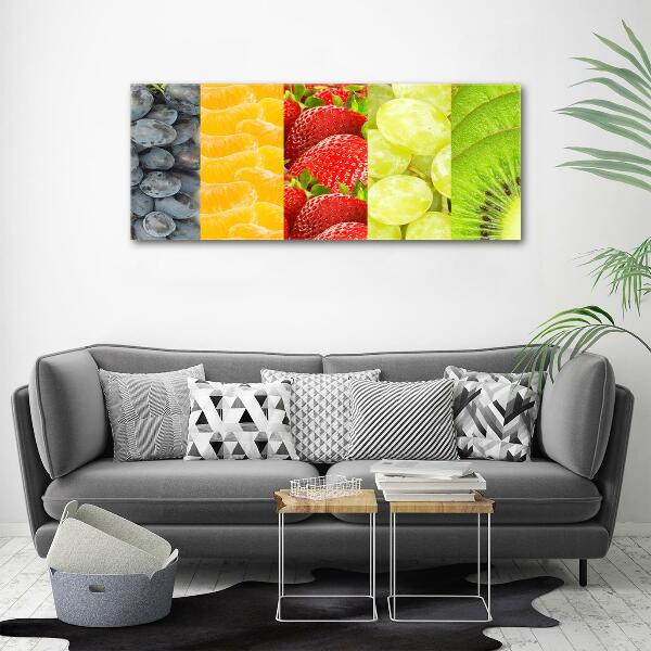 Glass picture print Colorful fruit