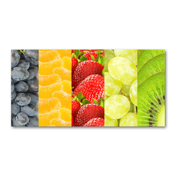 Glass picture print Colorful fruit