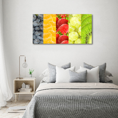 Glass picture print Colorful fruit