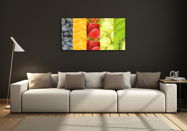 Glass picture print Colorful fruit