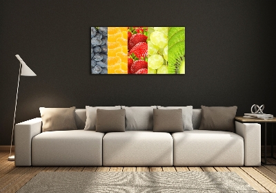 Glass picture print Colorful fruit