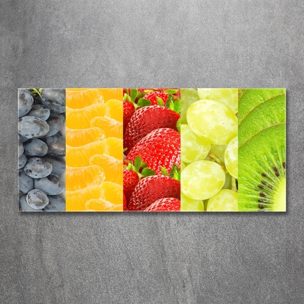 Glass picture print Colorful fruit