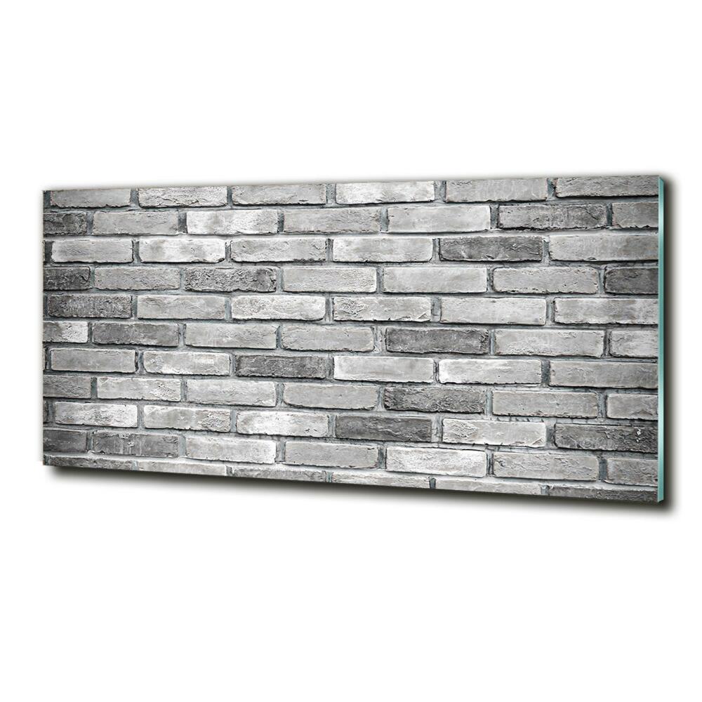 Glass wall art Brick wall