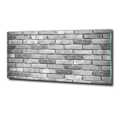 Glass wall art Brick wall