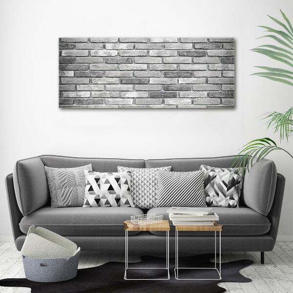 Glass wall art Brick wall