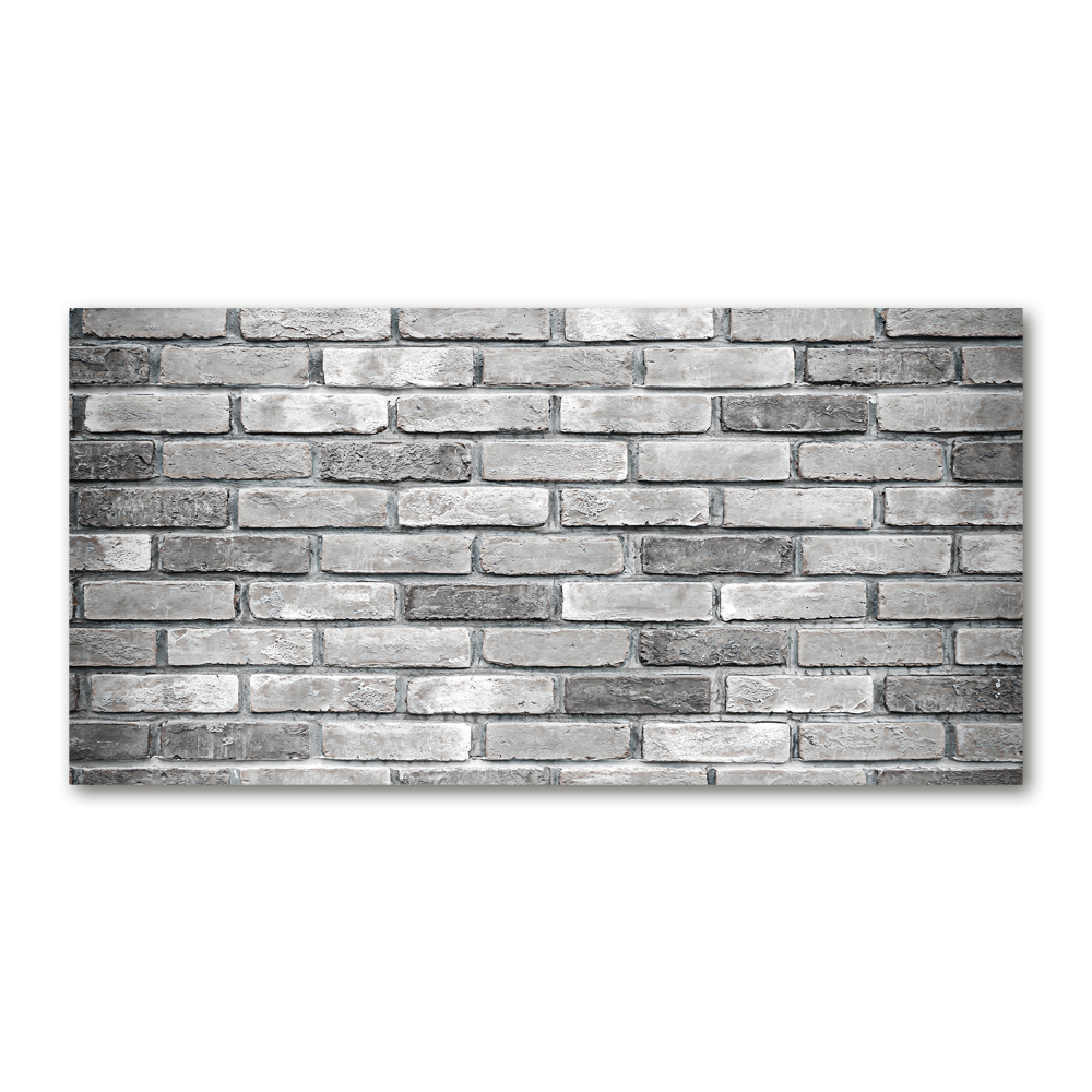 Glass wall art Brick wall