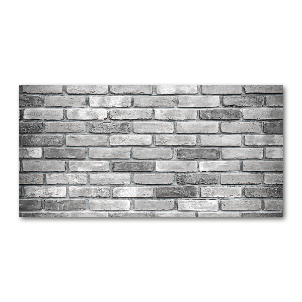 Glass wall art Brick wall