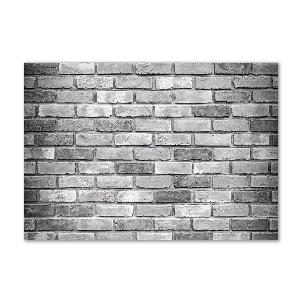 Glass wall art Brick wall