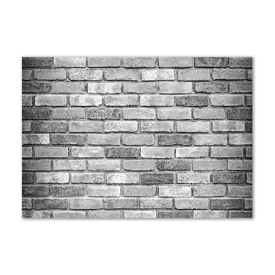 Glass wall art Brick wall