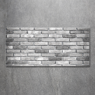 Glass wall art Brick wall