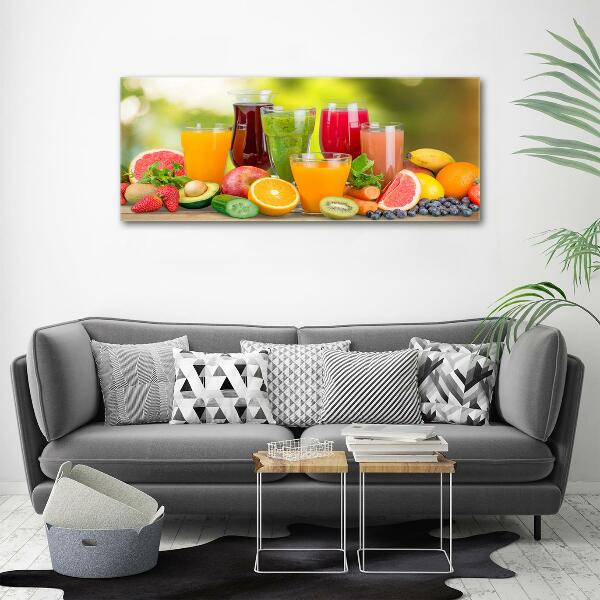 Glass picture print Fruit juices