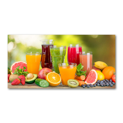 Glass picture print Fruit juices