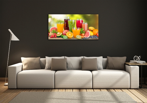 Glass picture print Fruit juices