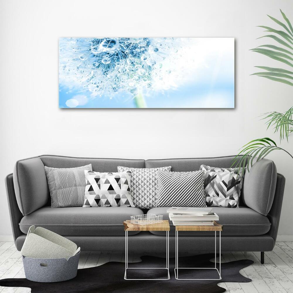 Glass art print Dandelion