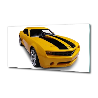 Wall art on glass Sports car