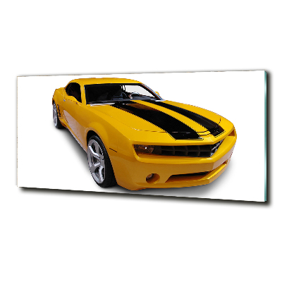 Wall art on glass Sports car