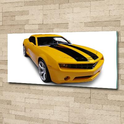 Wall art on glass Sports car