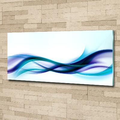 Glass art print Wave abstraction