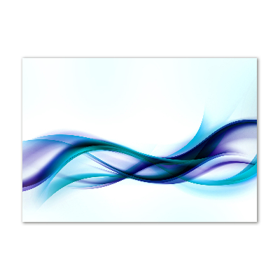 Glass art print Wave abstraction