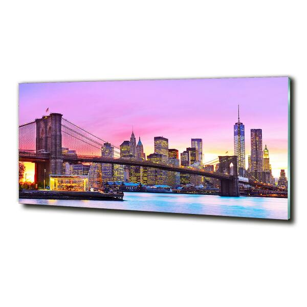 Photo printed on glass Manhattan new york