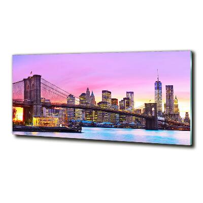 Photo printed on glass Manhattan new york